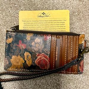 Patricia Nash Almere’s Floral Card Slim Wristlet